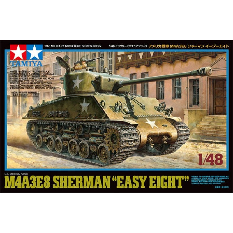 1/48 U.S. Medium Tank M4A3E8 Sherman "Easy Eight"