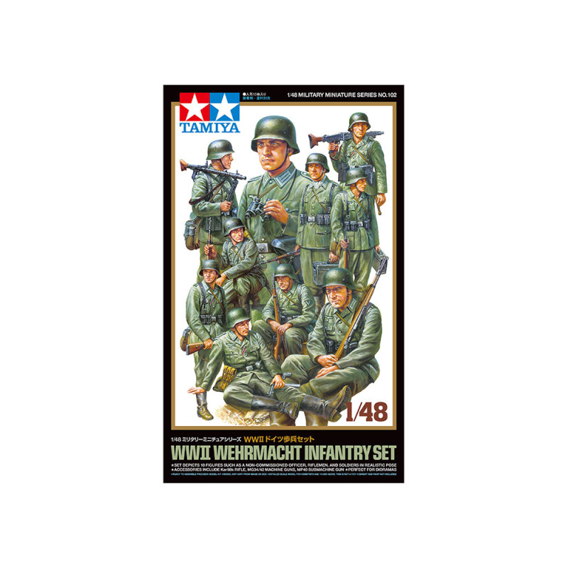 1/48 WWII Wehrmacht Infantry Set