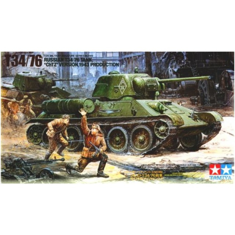 1/35 Russian T34/76 "ChTZ" version, 1943 Production