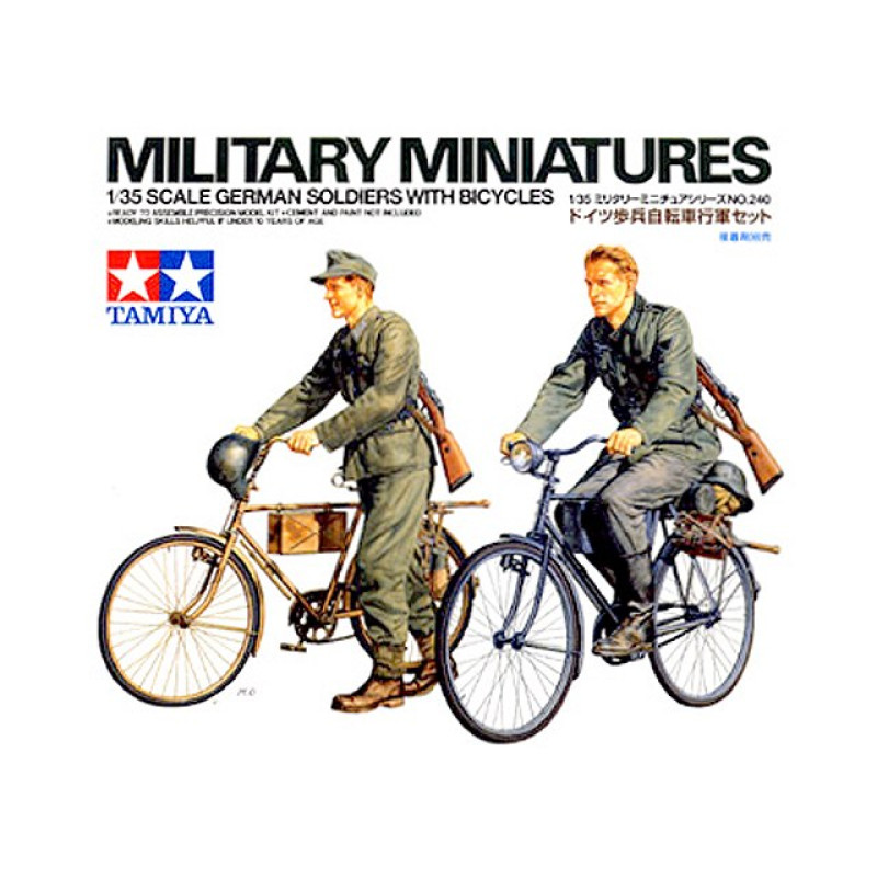 1/35 German Soldiers with Bicycles