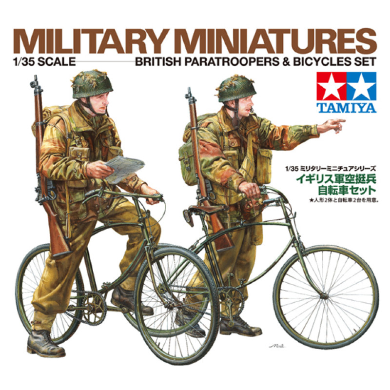 1/35 British Paratroopers & Bicycle set