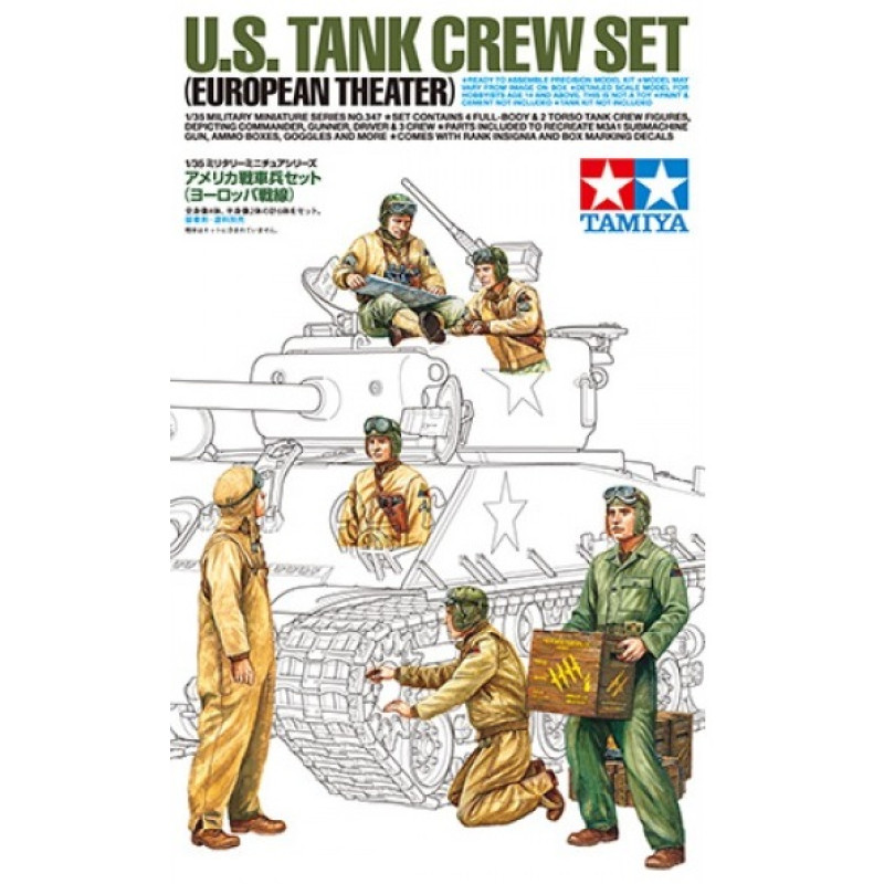 1/35 U.S. Tank Crew Set (European Theater)