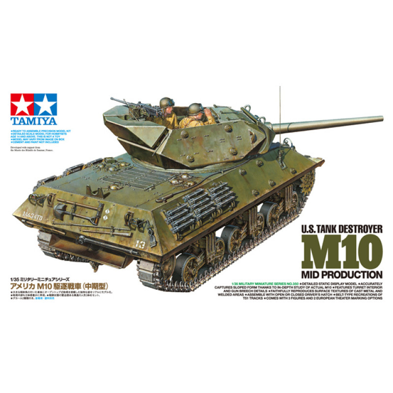 1/35 U.S. TANK DESTROYER M10 MID PRODUCTION