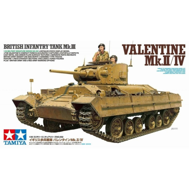 1/35 British Infantry Tank VALENTINE Mk.II/IV