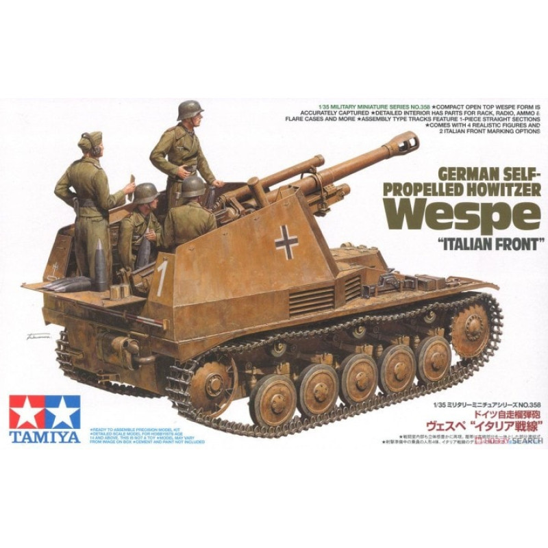 1/35 German Self-Propelled Howitzer Wespe Italian Front