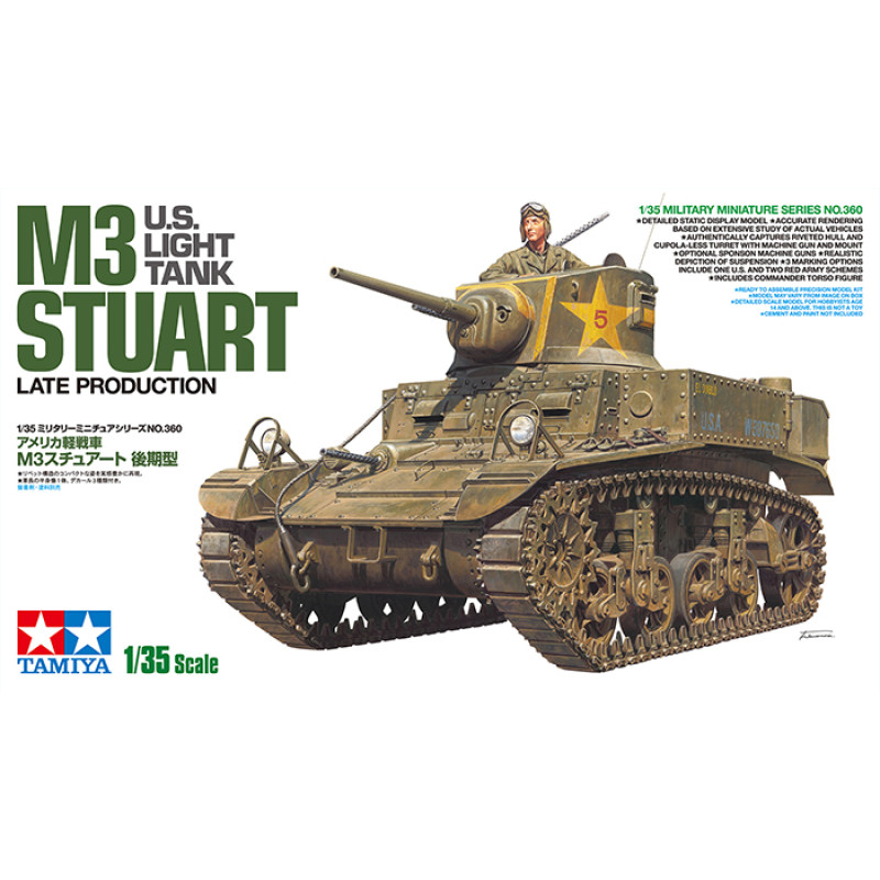 1/35 M3 U.S. Light Tank Stuart Late production
