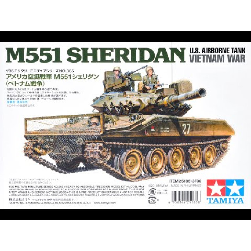 1/35 U.S. M551 Sheridan (Vietnam) with Crew