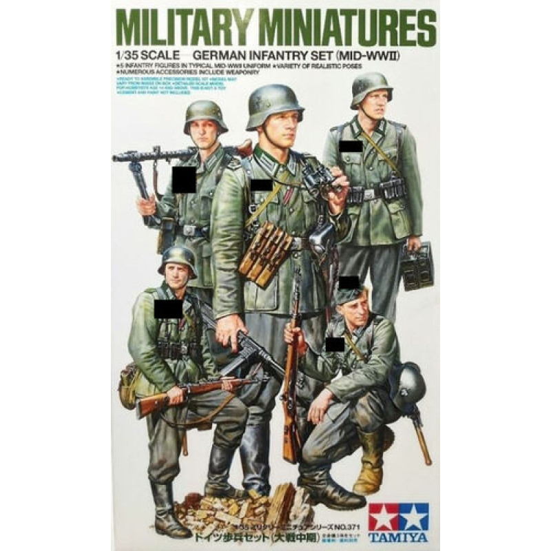 1/35 German Infantry Set (Mid-WWII)
