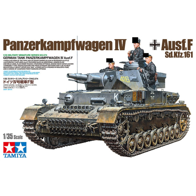 1/35 German Tank Panzerkampfwagen IV Ausf.F
