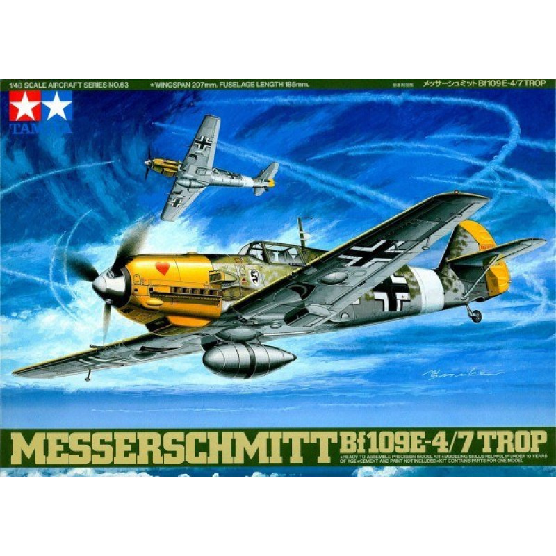 1/48 MESSERSCHMITT BF109E 4/7 TROP