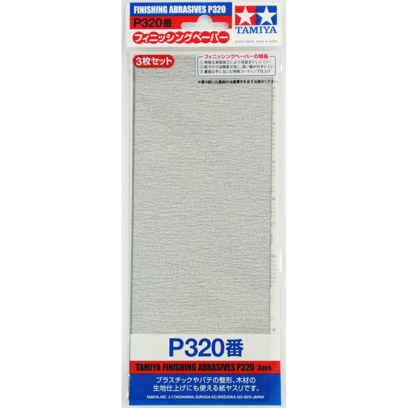 Finishing Abrasives P320 1/3