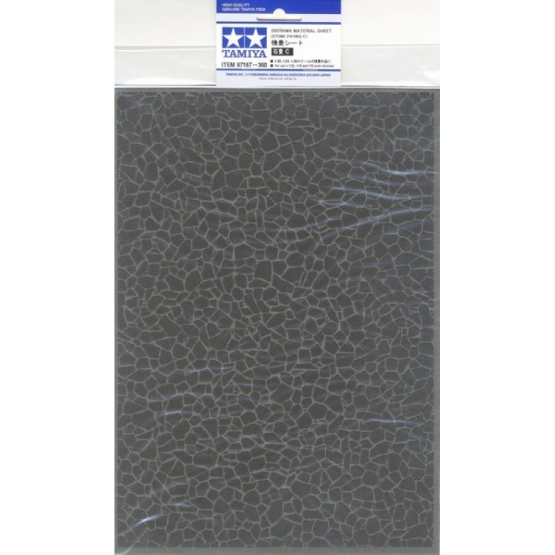 Diorama material sheet - stone paving C