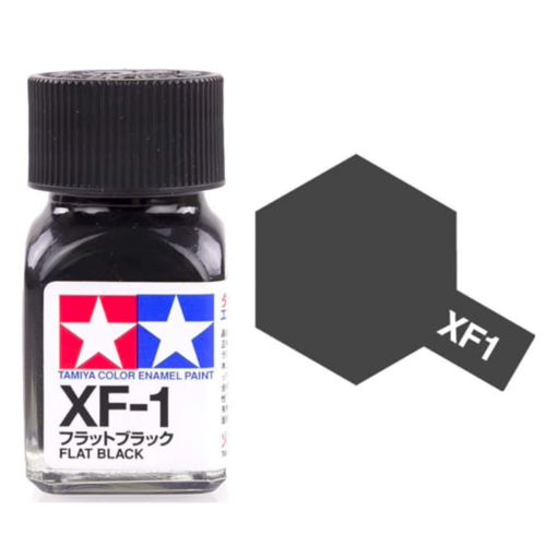 Enamel boja Tamiya 10ml. XF-1 Flat Black