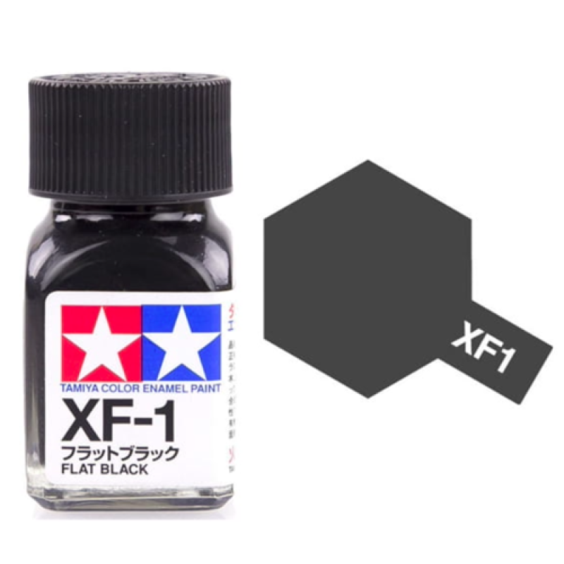Enamel boja Tamiya 10ml. XF-1 Flat Black
