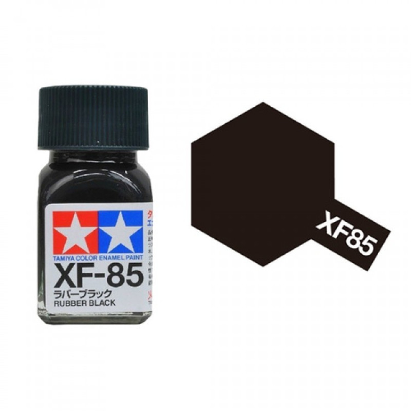 Enamel boja Tamiya 10ml. XF-85 Rubber Black