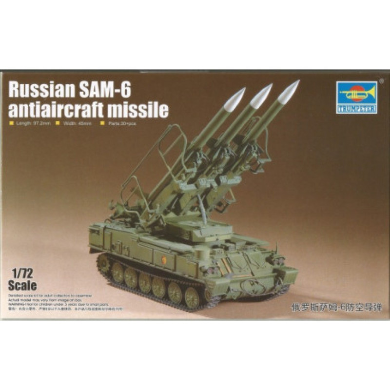 1/72 Russian SAM-6 Antiaircraft Missile