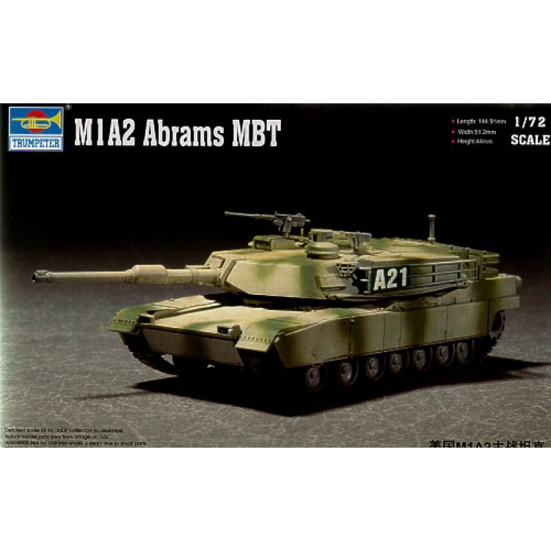 1/72 M1A2 Abrams MBT
