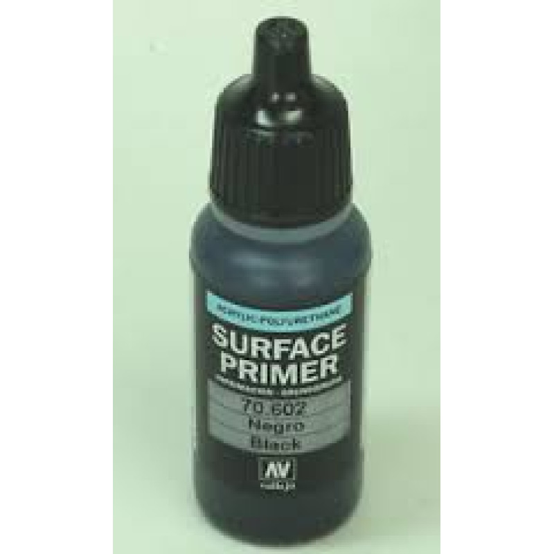 Acrylic-polyurethane primer black 17ml.