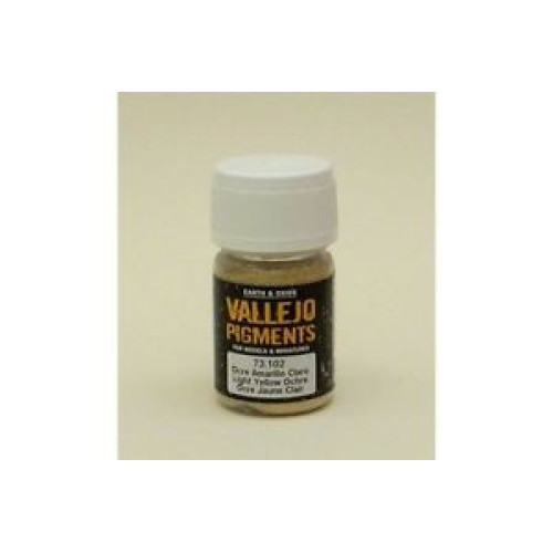 Light Yellow Ocre 30 ml. Vallejo Pigment