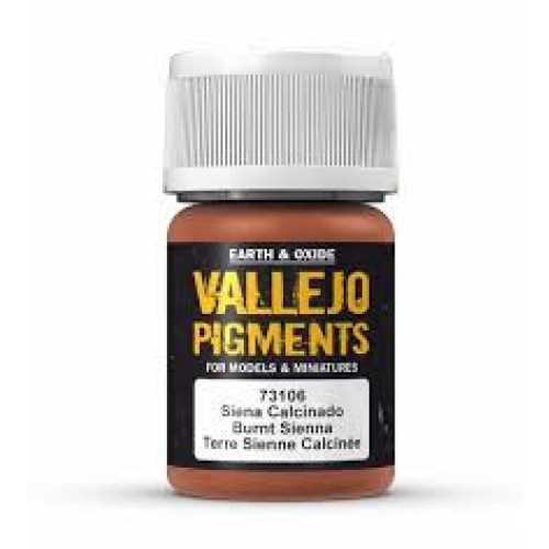 Burnt Sienna 30ml. Vallejo Pigment