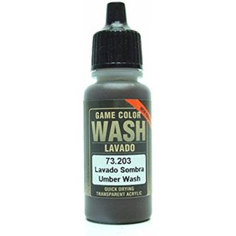 Umber Wash 203 17ml. Vallejo Pigment