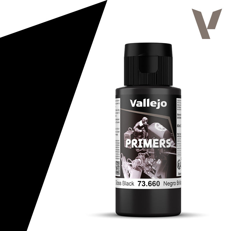 Gloss Black primer acrylic-polyurethane 60ml.