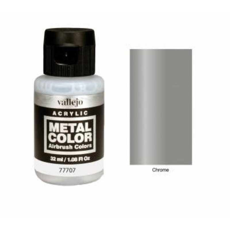 707 Chrome Metal Color 35ml. Akrilna Boja 