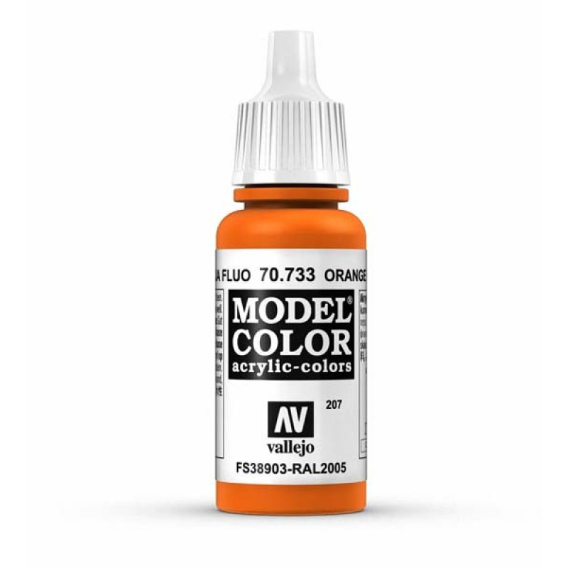 207 Orange Fluo 17ml. MC Akrilna boja