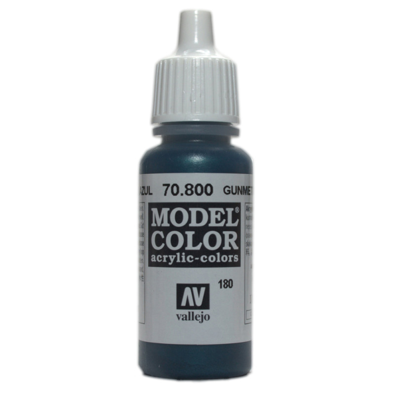 180 Gunmetal Blue 17ml. MC Akrilna boja