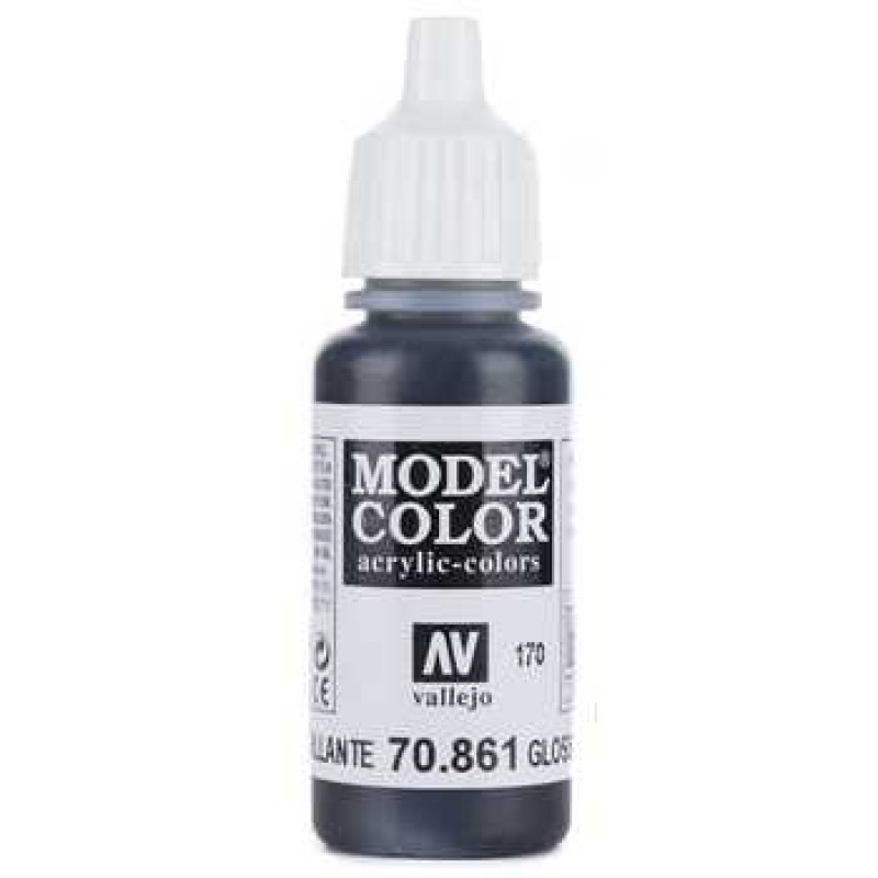 170 Glossy Black 17ml. MC Akrilna boja