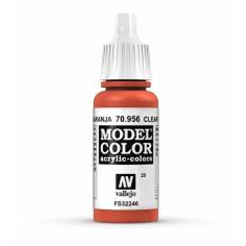025 Clear orange17ml. MC Akrilna boja