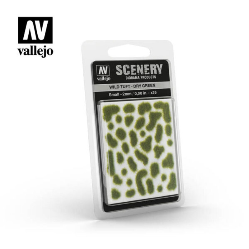 SCENERY : Wild Tuft - Dry Green Small 2 mm 
