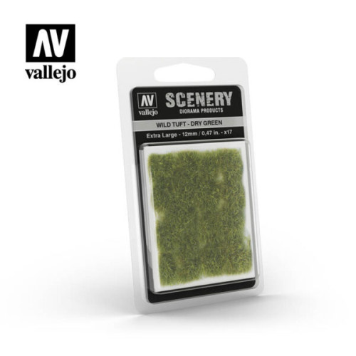 SCENERY : Wild Tuft Dry Green XL 12 mm 