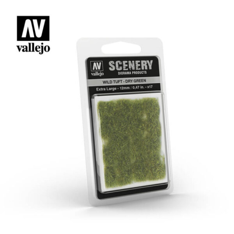 SCENERY : Wild Tuft Dry Green XL 12 mm 
