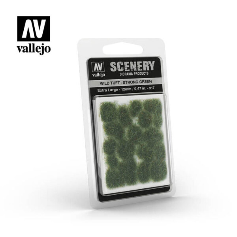 SCENERY : Wild Tuft - Strong Green  XL 12 mm 