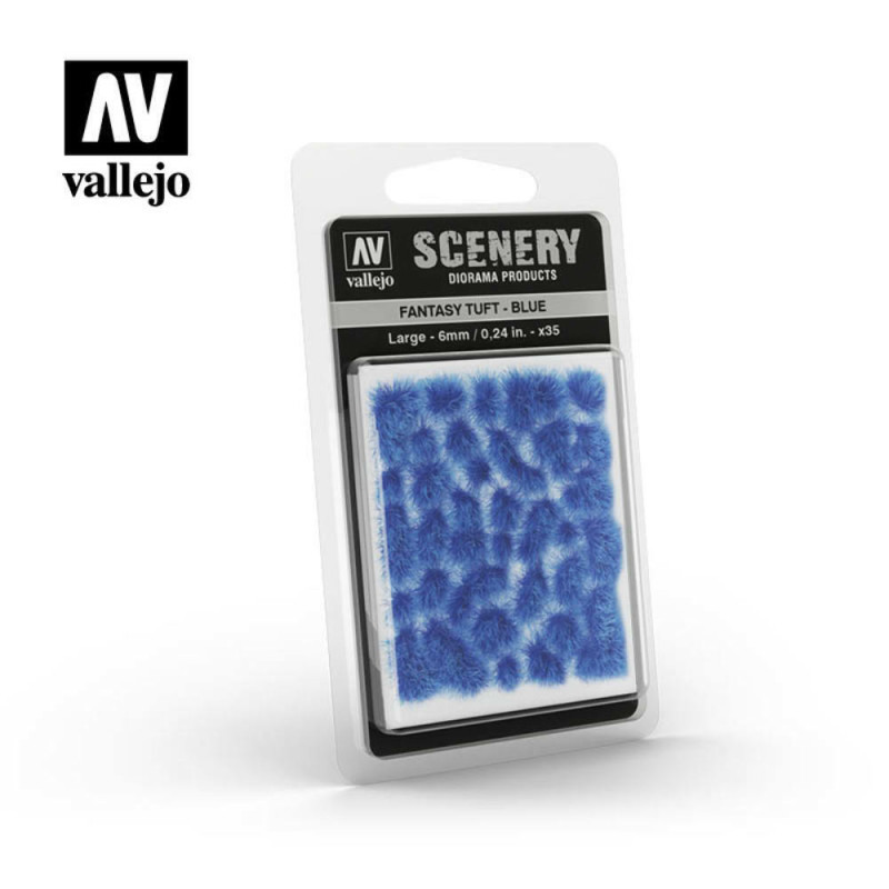 SCENERY : Fantasy Tuft - Blue 6 mm 