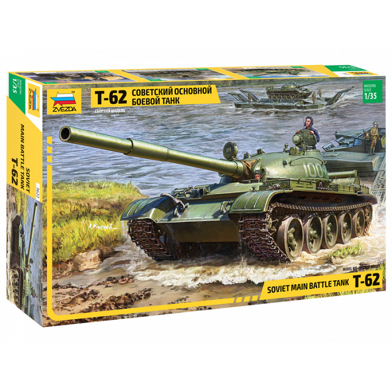 T-62 Soviet Main Battle Tank 1/35