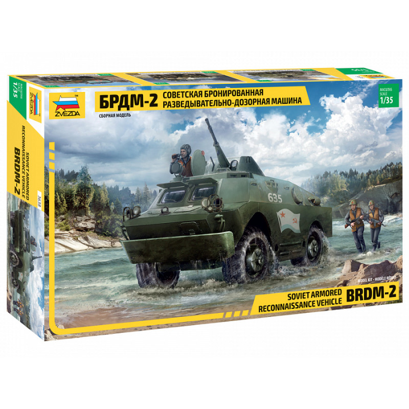 Soviet Armored Reconnaissance Vehicle BRDM-2 1/35
