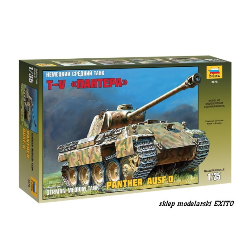 German Tank Pz.Kpfw.V Panther Ausf.D 1/35