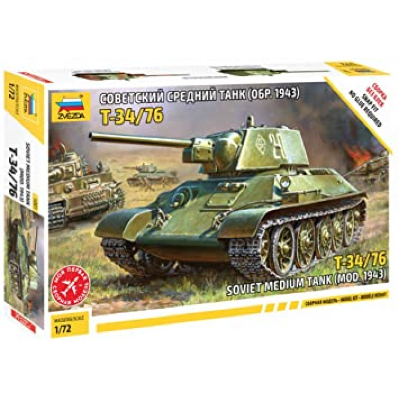 Soviet Medium tank T-34/76 1/72